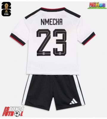 Alemania Felix Nmecha #23 Primera Equipación Niños Mundial 2026 Manga Corta (+ Pantalones cortos)